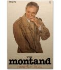 Yves Montand - Original poster for a Canadian tour