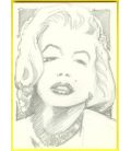 Marilyn Monroe - Carte spéciale - Sketch de Paul Shipper