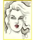 Marilyn Monroe - Carte de collection - Sketch Card A de Connie Persampieri