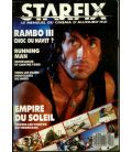 Starfix N°58 - Mars 1988 - Magazine français avec Sylvester Stallone