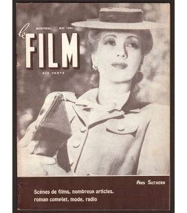 Le Film - May 1941 - Vintage French Canadian Magazine