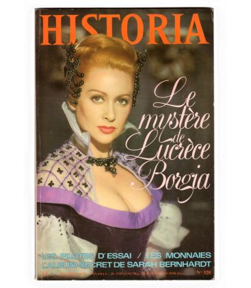 Lucrece Borgia - Historia Magazine with Martine Carol on cover