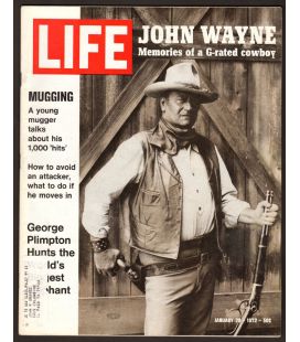Life - 28 janvier 1972 - Magazine américain avec John Wayne