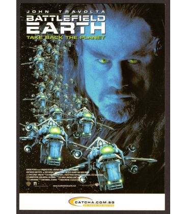 Battlefield Earth - Carte postale publicitaire