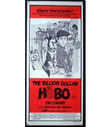 The Billion Dollar Hobo - 13" x 30" - Affiche originale australienne