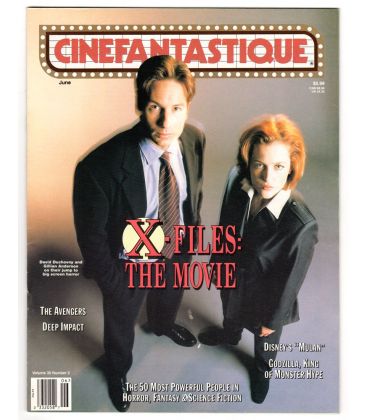 Cinefantastique Magazine - June 1998 - US Magazine with David Duchovny and Gillian Anderson