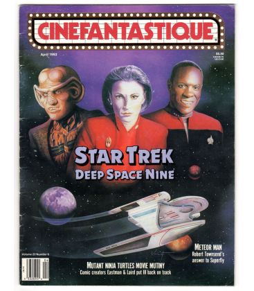 Cinefantastique - Avril 1993 - Magazine américain avec Star Trek Deep Space Nine