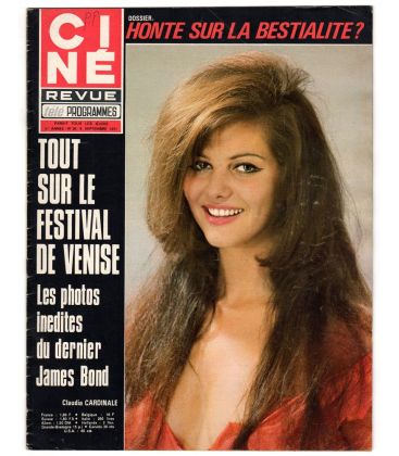 Ciné Revue Magazine N°36 - September 9, 1971 - French Magazine with Claudia Cardinale
