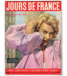 Jours de France N°109 - 15 décembre 1956 - Magazine français avec Martine Carol