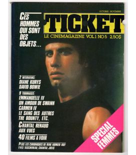 Ticket - Octobre 1983 - Magazine québécois avec John Travolta