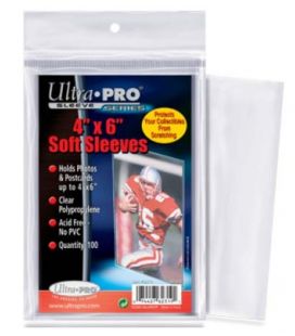 Postcard Soft Sleeves - Ultra Pro - Pack of 100