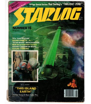 Starlog Magazine N°15 - August 1978 with This Island Earth