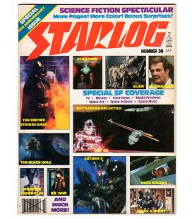 Starlog N°36 - Juillet 1980 - Ancien magazine américain avec Star Wars