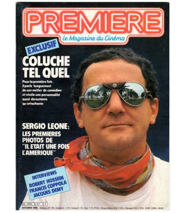 Premiere Magazine N°67 - October 1982 with Coluche