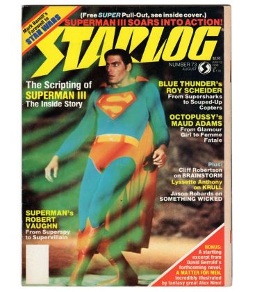 Starlog N°73 - Août 1983 - Ancien magazine américain avec Superman