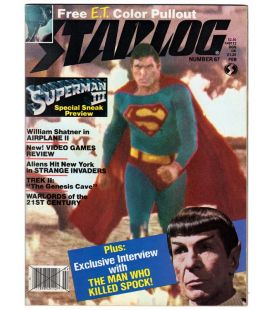 Starlog N°67 - Février 1983 - Ancien magazine américain avec Superman