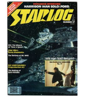 Starlog N°37 - Août 1980 - Ancien magazine américain avec Star Wars