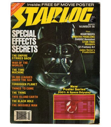 Starlog N°56 - Mars 1982 - Ancien magazine américain avec Darth Vader