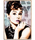 Audrey Hepburn - 8" x 12" Metal Sign