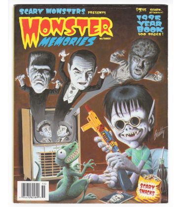 Monsters Memories Magazine N°3 - January 1995 - Magazine with Frankenstein