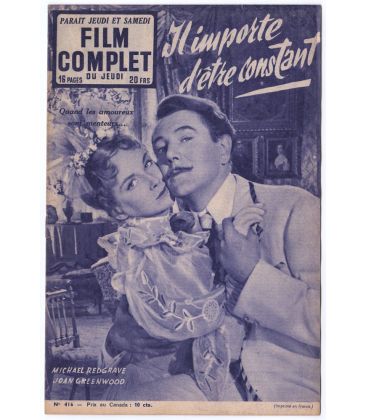 The Importance of Being Earnest - Vintage Film Complet Magazine