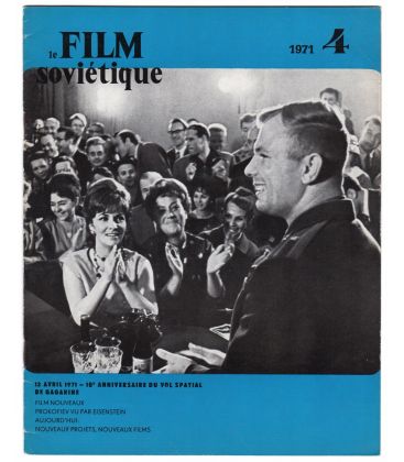 Le Film Sovietique Magazine N°4 - Vintage April 1971 issue with Youri Gagarine