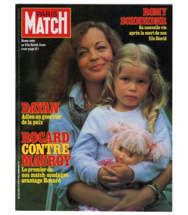 Paris Match Magazine N°1692 - Vintage October 30, 1981 issue with Romy Schneider