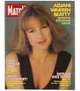 Paris Match Magazine N°1827 - Vintage June 1, 1984 issue with Nathalie Baye