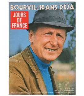 Jours de France N°1341 - 13 septembre 1980 - Ancien magazine français avec Bourvil