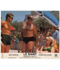 The Saint Lies in Wait - Lot of 2 Vintage Original French Lobby Cards with Jean Marais