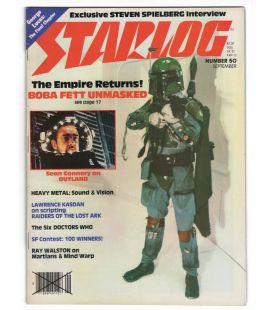 Starlog N°50 - Septembre 1981 - Ancien magazine américain avec Boba Fett