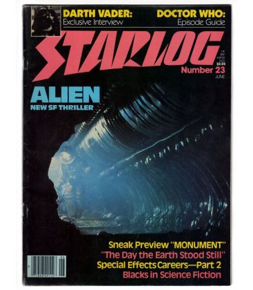 Starlog N°23 - Juin 1979 - Ancien magazine américain avec Alien