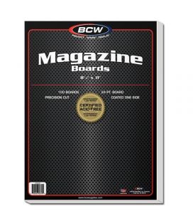 Paquet de 100 cartons 8.5" x 11" pour magazine - BCW
