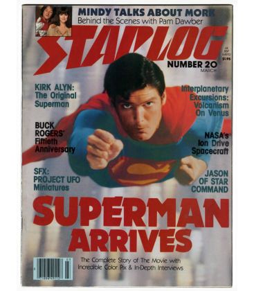 Starlog Magazine N°20 - Vintage March 1979 issue with Superman