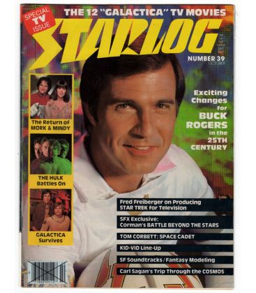 Starlog Magazine N°39 - Vintage October 1980 issue with Gil Gerard