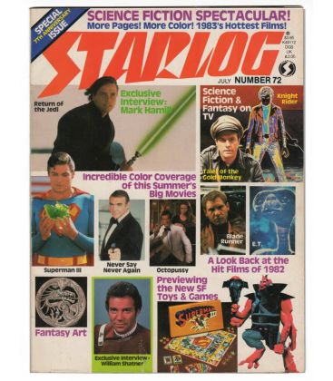 Starlog Magazine N°72 - Vintage July 1983 issue with Mark Hamill