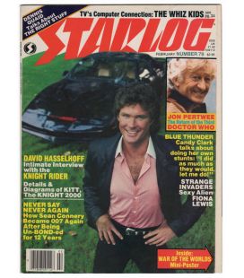 Starlog N°79 - Février 1984 - Ancien magazine américain avec David Hasselhoff