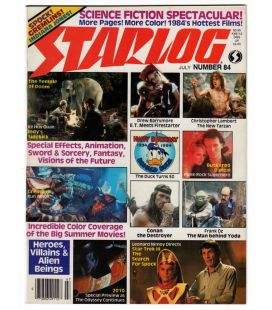 Starlog N°84 - Juillet 1984 - Ancien magazine américain avec Gremlins