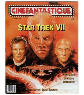 Cinefantastique - Février 1995 - Magazine américain avec Star Trek 7
