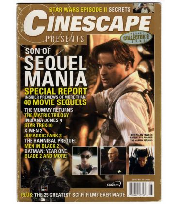 Cinescape Magazine - 2001 Special Collector's Issue - US Magazine with Brendan Fraser