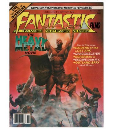 Fantastic Films﻿ Magazine N°26 - Vintage November 1981 issue with Heavy Metal