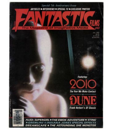 Fantastic Films﻿ Magazine N°43 - Vintage January 1985 issue with 2010