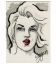 Marilyn Monroe - Trading Card - Sketch B by Connie Persampieri