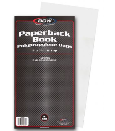 Sacs en plastique pour livre de poche - BCW - Paquet de 100