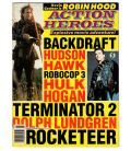 Action Heroes Magazine N°5 - 1991 issue with Kevin Costner and Arnold Schwarzenegger