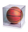 Boite en plastique carré anti UV pour ballon de basket - Ultra-Pro (Ballon non inclus)