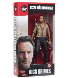 The Walking Dead - Rick Grimes - Figurine 7" Color Tops 1