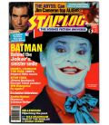Starlog N°146 - Septembre 1989 - Ancien magazine américain avec Jack Nicholson dans Batman