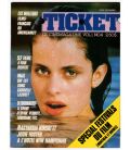 Ticket Magazine - Vintage August 1983 issue with Nastassja Kinski