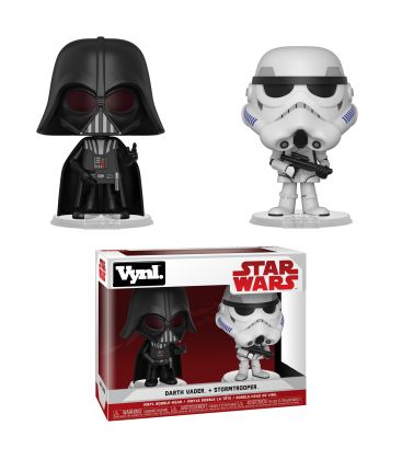 Star Wars - Darth Vader et Stormtrooper - Ensemble de 2 figurines Funko Vynl